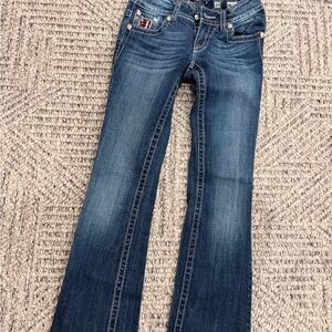 Miss Me Dark Blue Boot Cut Jeans